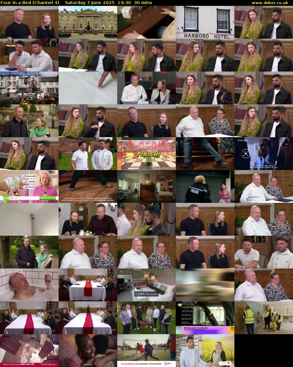 Four in a Bed (Channel 4) Saturday 7 June 2025 14:30 - 15:00