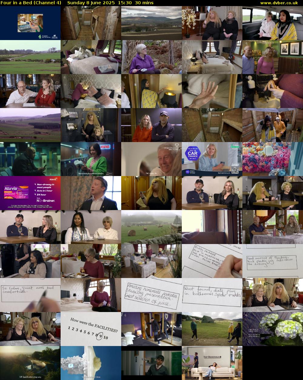 Four in a Bed (Channel 4) Sunday 8 June 2025 15:30 - 16:00