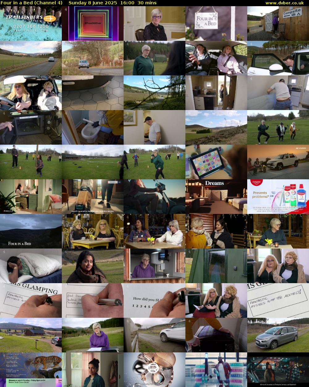 Four in a Bed (Channel 4) Sunday 8 June 2025 16:00 - 16:30