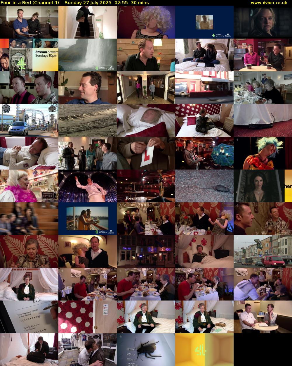 Four in a Bed (Channel 4) Sunday 27 July 2025 02:55 - 03:25