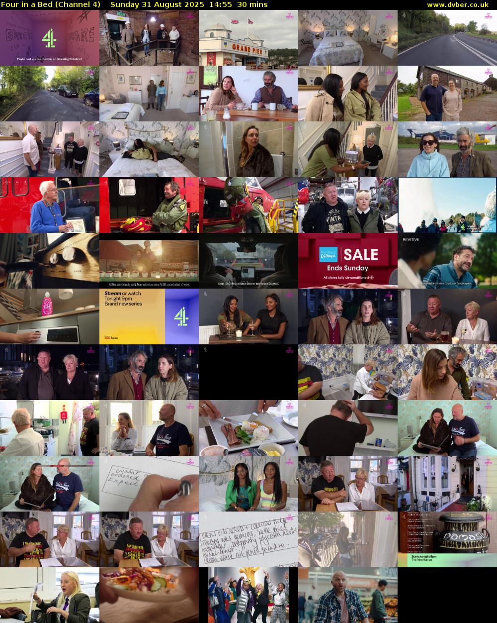 Four in a Bed (Channel 4) Sunday 31 August 2025 14:55 - 15:25