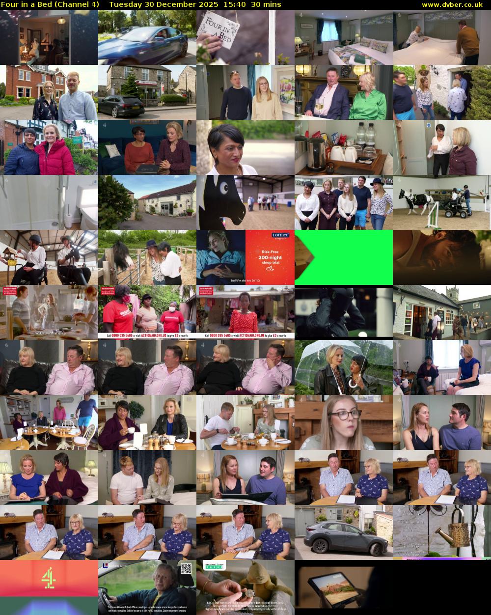 Four in a Bed (Channel 4) Tuesday 30 December 2025 15:40 - 16:10