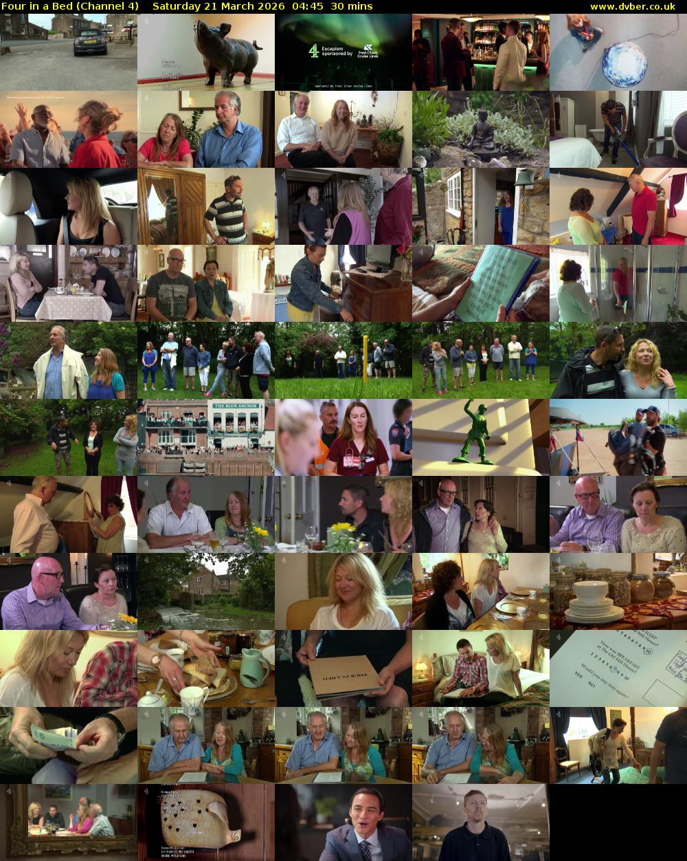 Four in a Bed (Channel 4) Saturday 21 March 2026 04:45 - 05:15