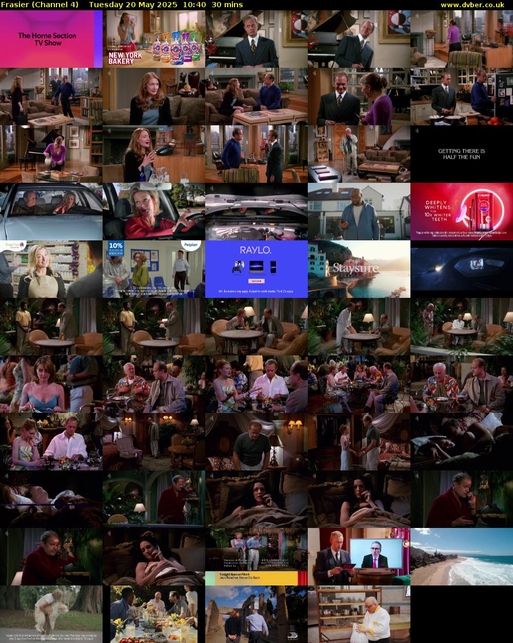Frasier (Channel 4) Tuesday 20 May 2025 10:40 - 11:10