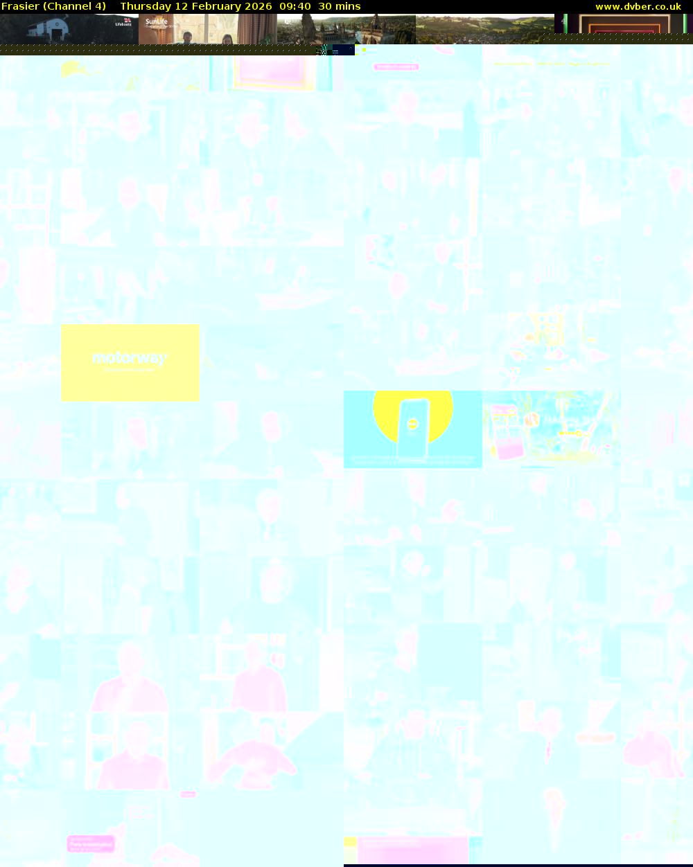 Frasier (Channel 4) Thursday 12 February 2026 09:40 - 10:10