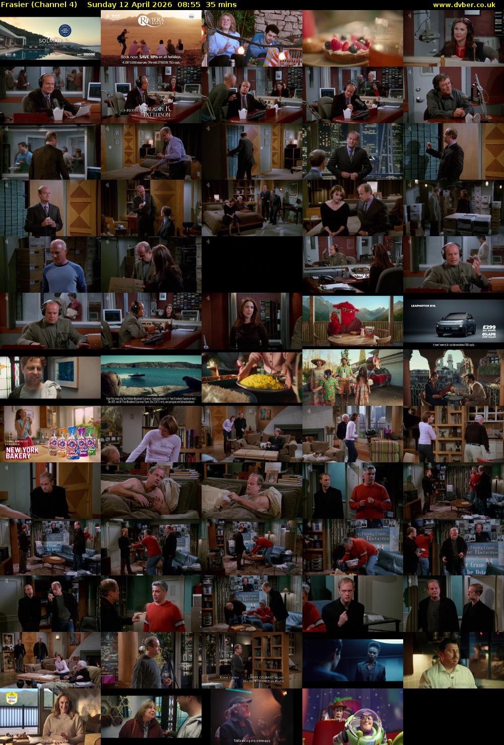 Frasier (Channel 4) Sunday 12 April 2026 08:55 - 09:30