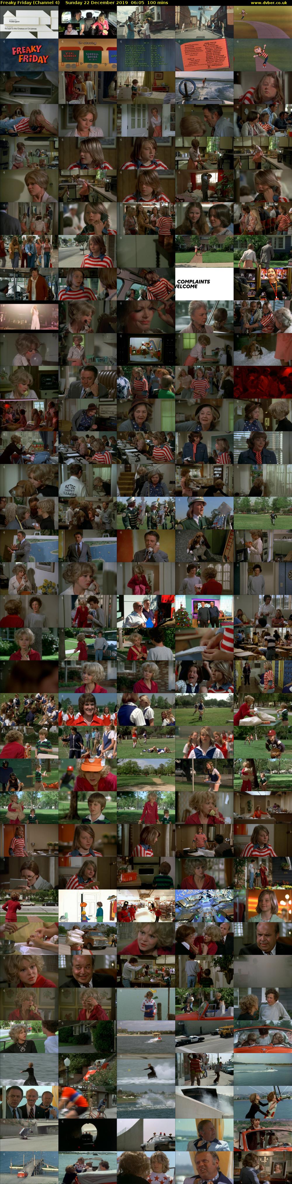 Freaky Friday (Channel 4) Sunday 22 December 2019 06:05 - 07:45