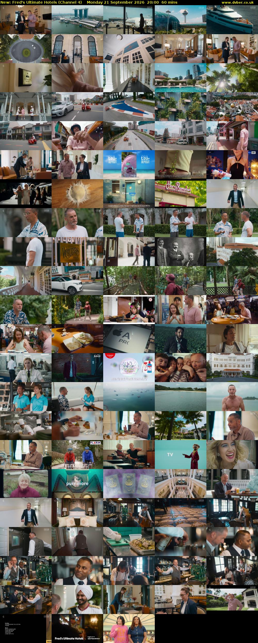 Fred's Ultimate Hotels (Channel 4) Monday 21 September 2026 20:00 - 21:00