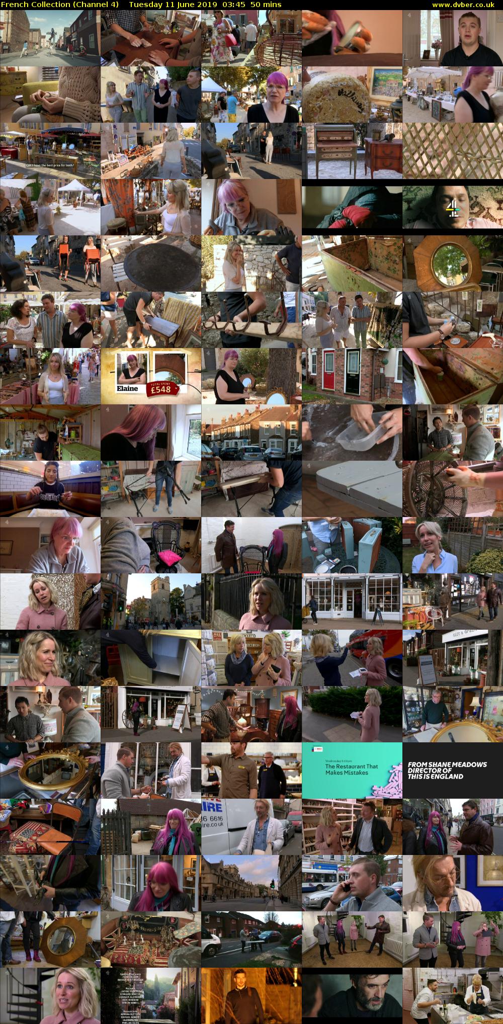 French Collection (Channel 4) Tuesday 11 June 2019 03:45 - 04:35