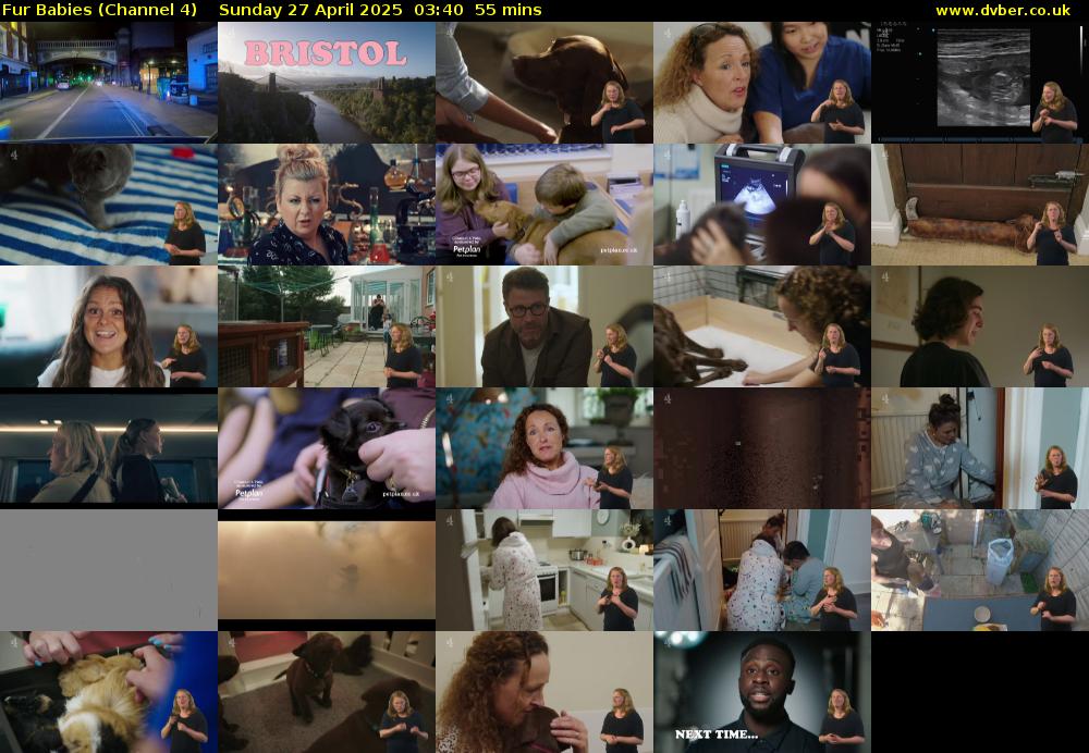 Fur Babies (Channel 4) Sunday 27 April 2025 03:40 - 04:35
