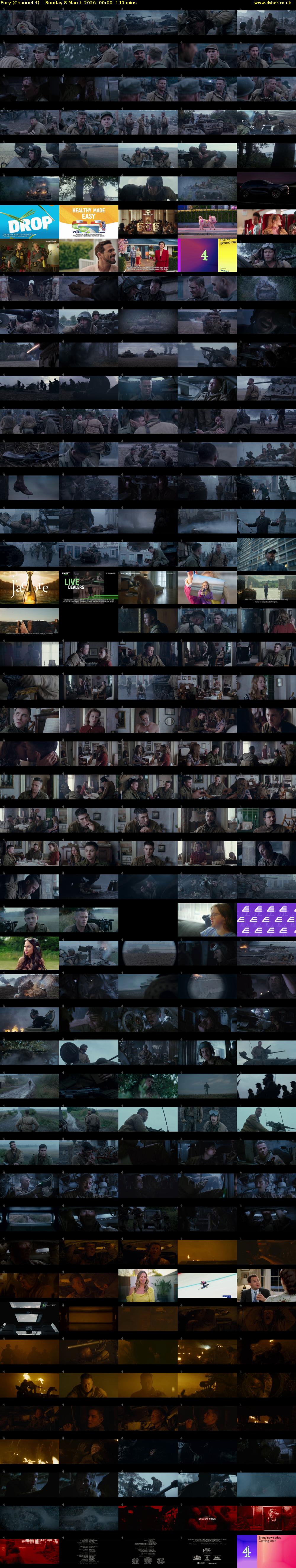 Fury (Channel 4) Sunday 8 March 2026 00:00 - 02:20