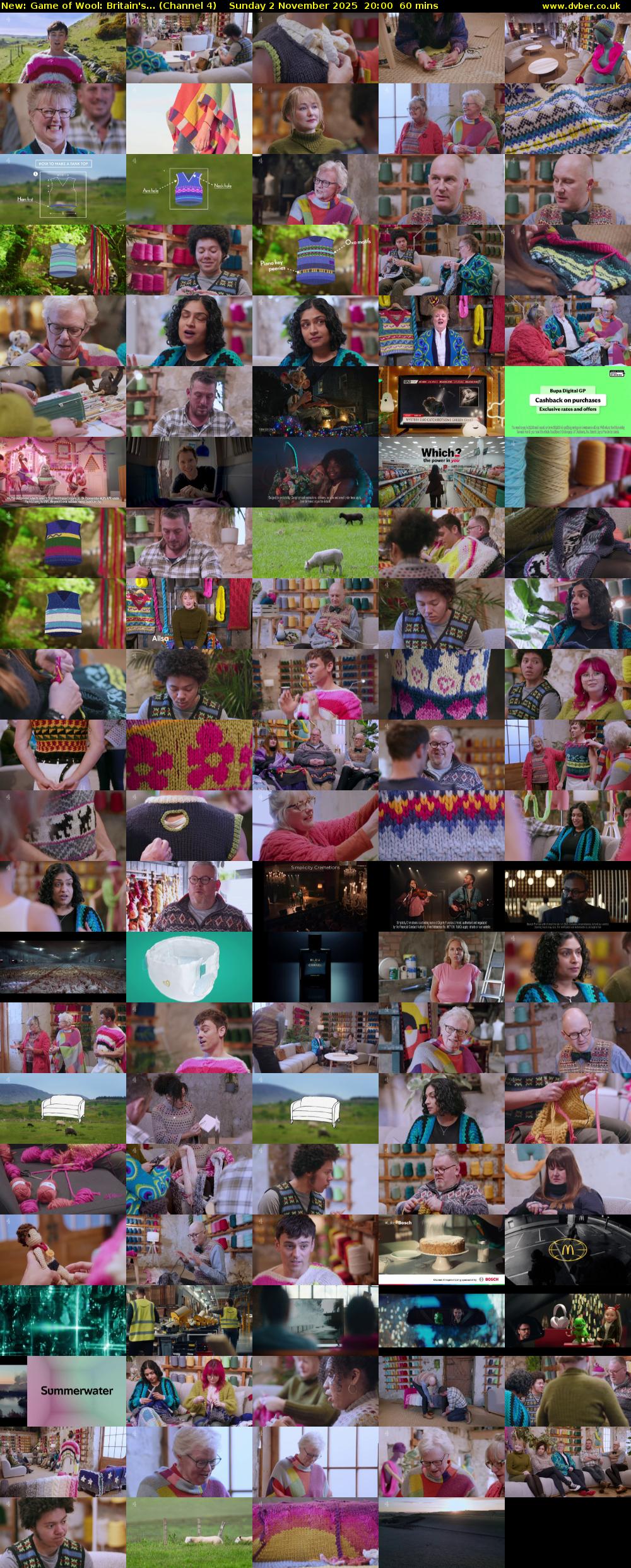 Game of Wool: Britain's... (Channel 4) Sunday 2 November 2025 20:00 - 21:00