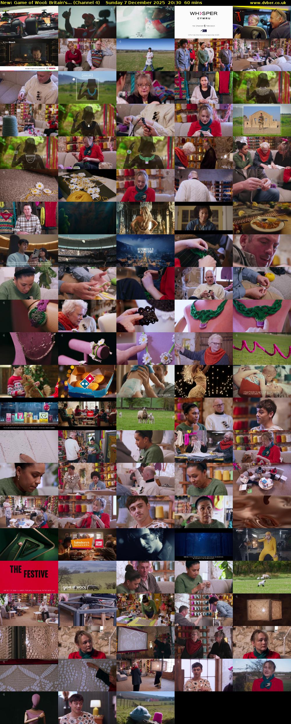 Game of Wool: Britain's... (Channel 4) Sunday 7 December 2025 20:30 - 21:30