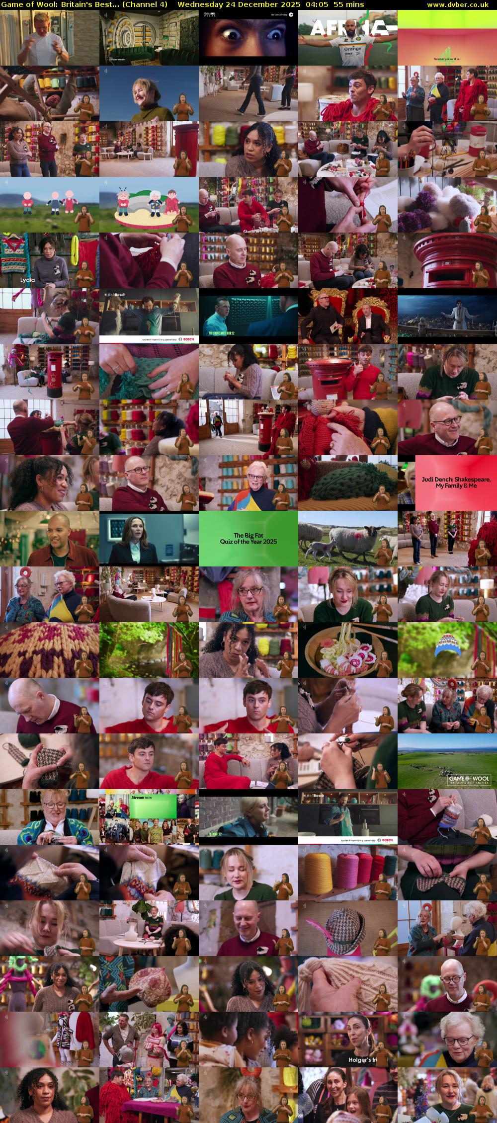 Game of Wool: Britain's Best... (Channel 4) Wednesday 24 December 2025 04:05 - 05:00