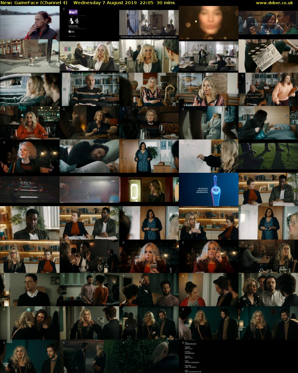 GameFace (Channel 4) Wednesday 7 August 2019 22:05 - 22:35