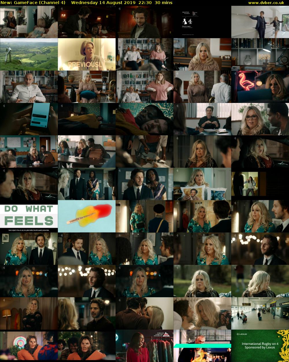GameFace (Channel 4) Wednesday 14 August 2019 22:30 - 23:00