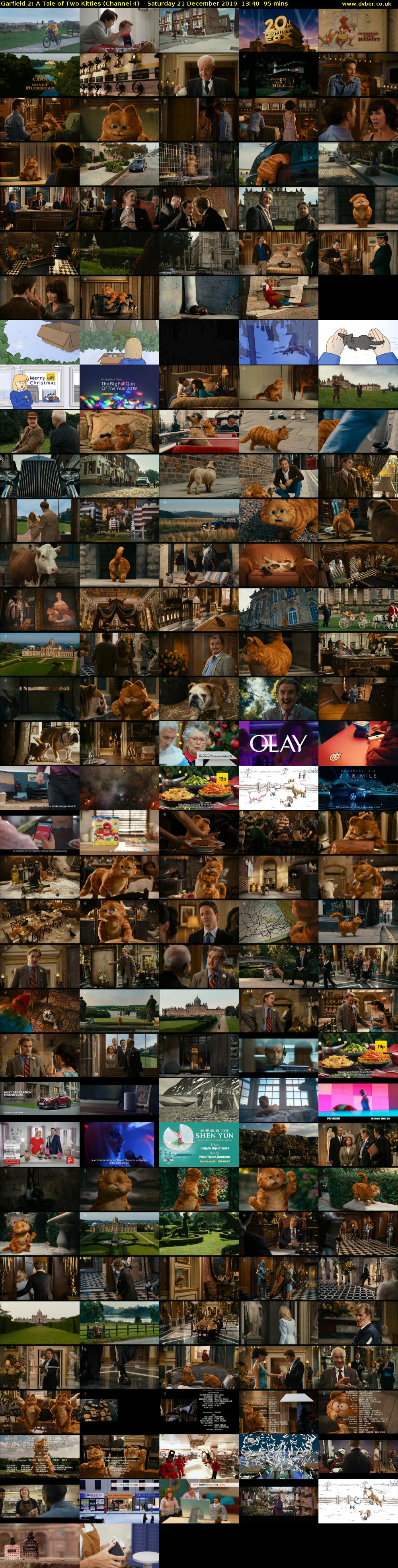 Garfield 2: A Tale of Two Kitties (Channel 4) Saturday 21 December 2019 13:40 - 15:15