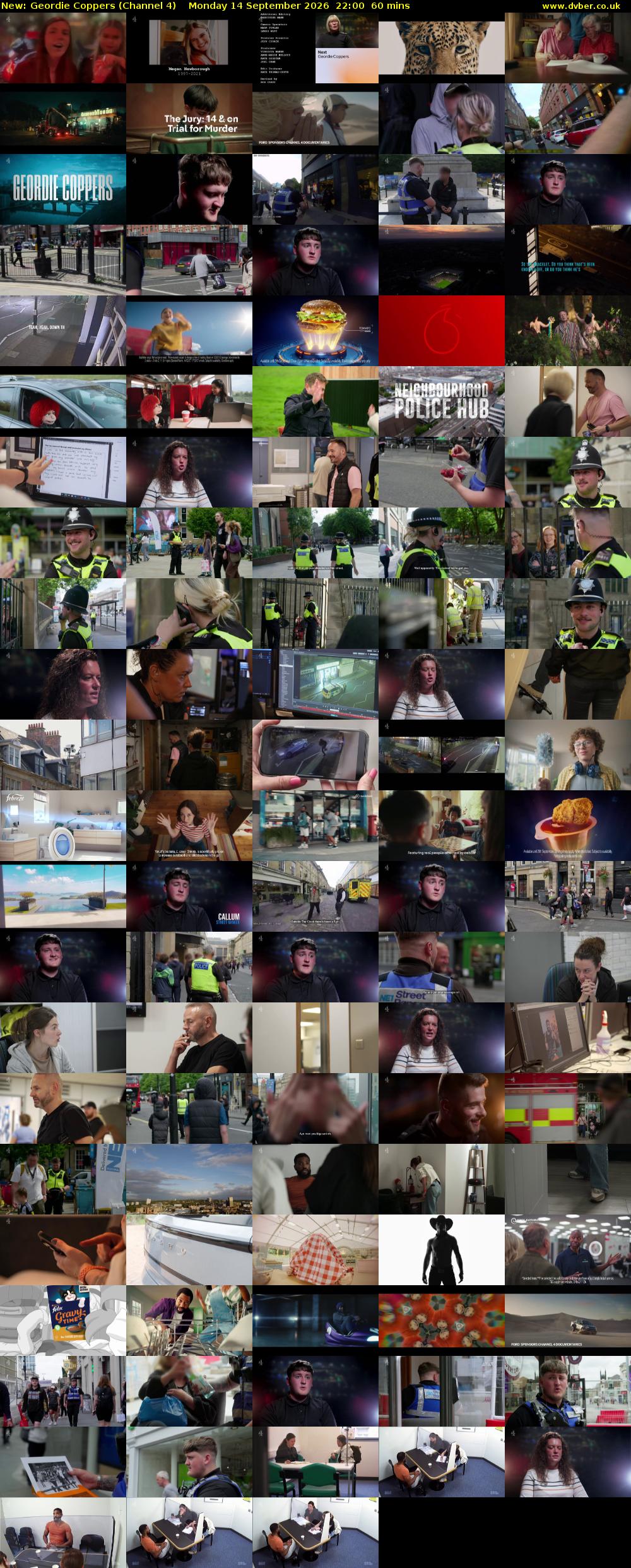 Geordie Coppers (Channel 4) Monday 14 September 2026 22:00 - 23:00