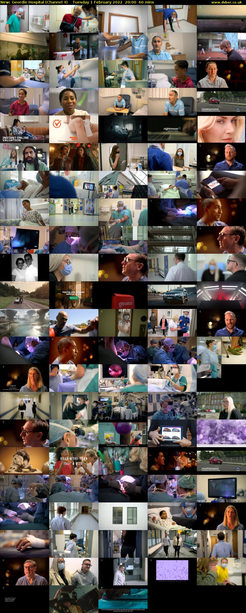 Geordie Hospital (Channel 4) Tuesday 1 February 2022 20:00 - 21:00