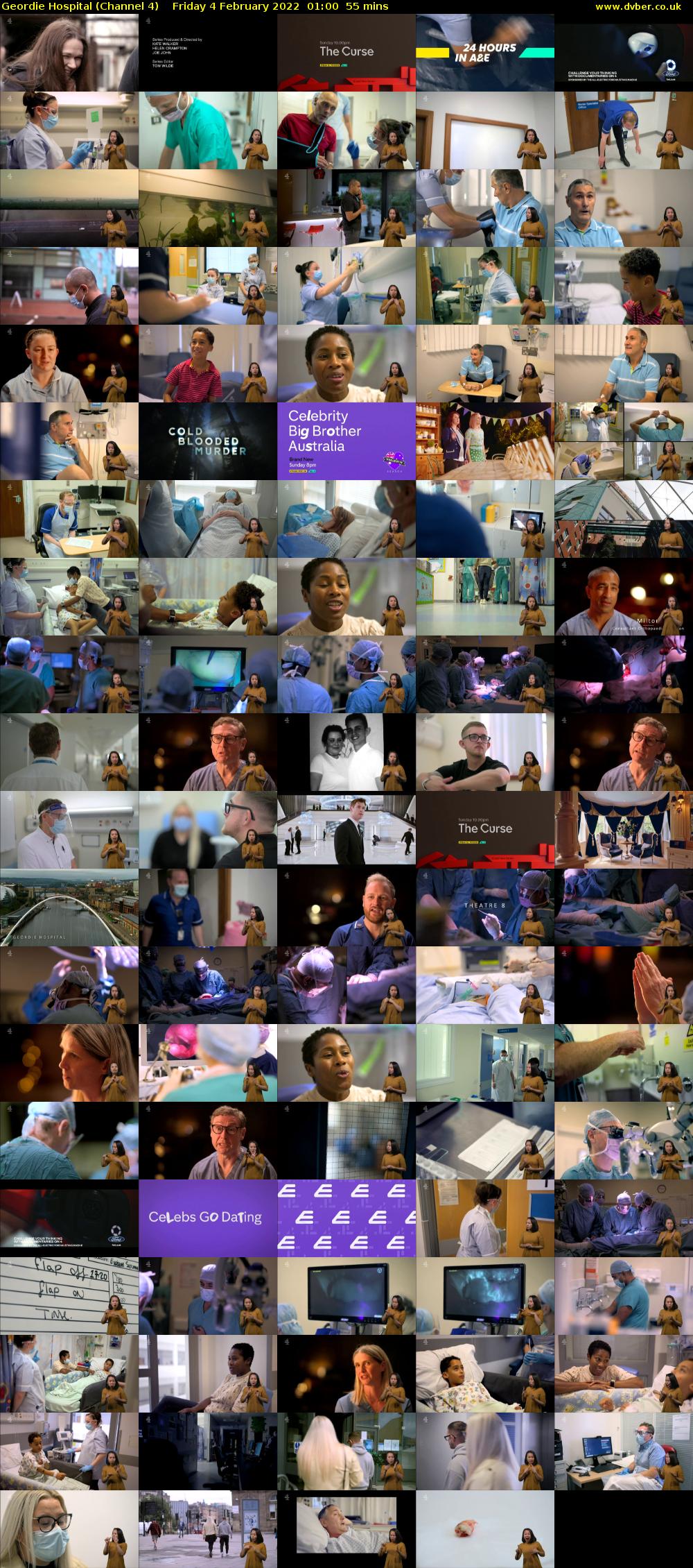 Geordie Hospital (Channel 4) Friday 4 February 2022 01:00 - 01:55