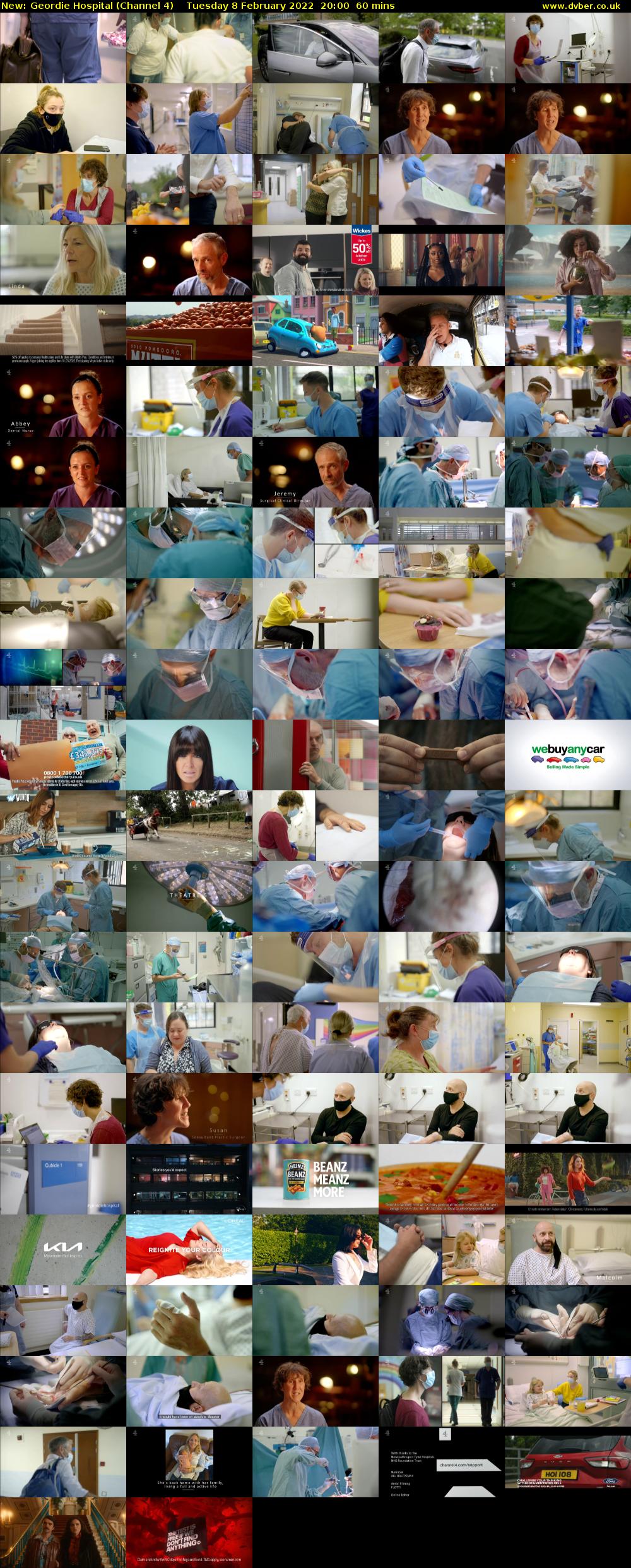 Geordie Hospital (Channel 4) Tuesday 8 February 2022 20:00 - 21:00