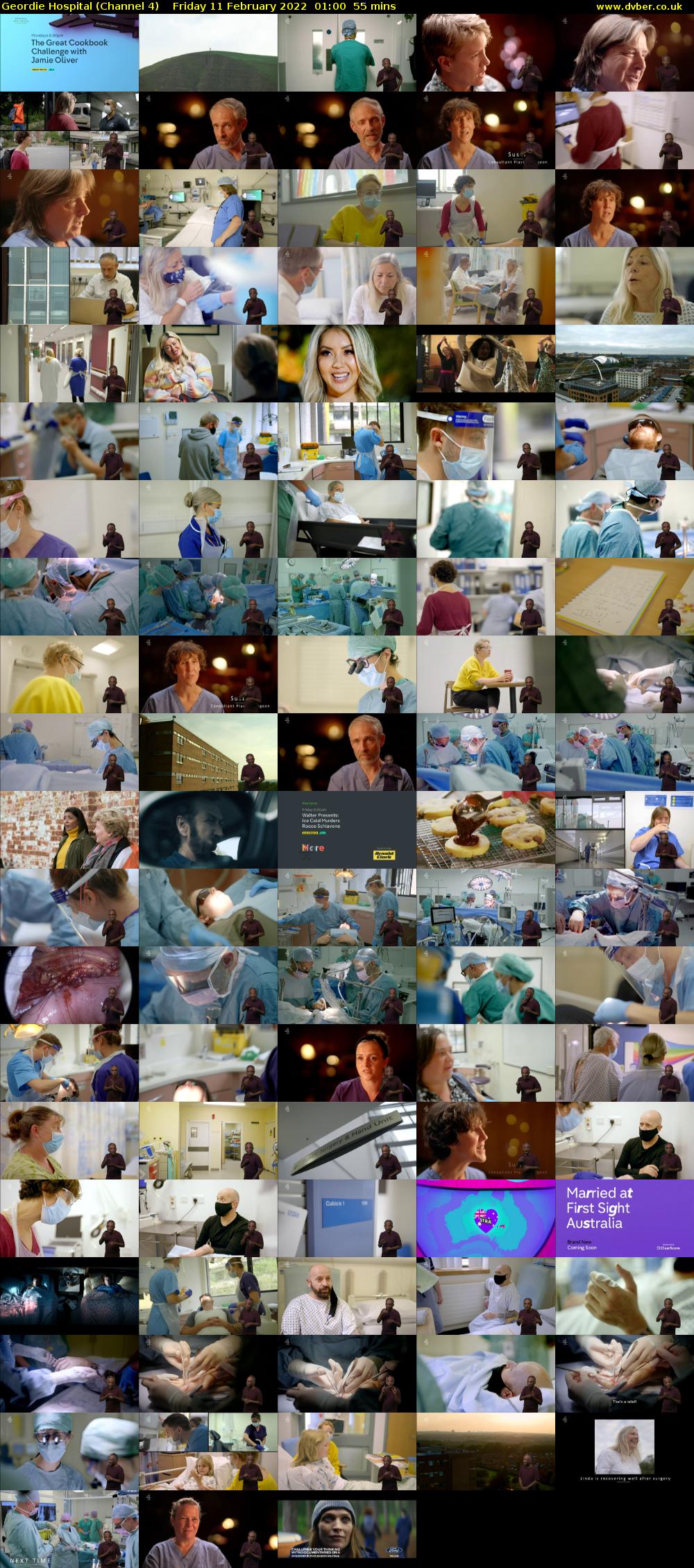 Geordie Hospital (Channel 4) Friday 11 February 2022 01:00 - 01:55