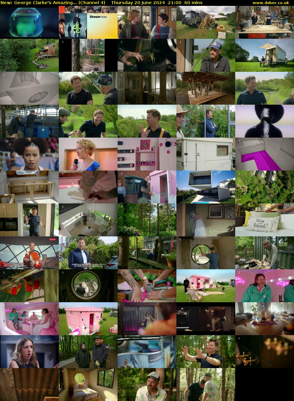 George Clarke's Amazing... (Channel 4) Thursday 20 June 2024 21:00 - 22:00