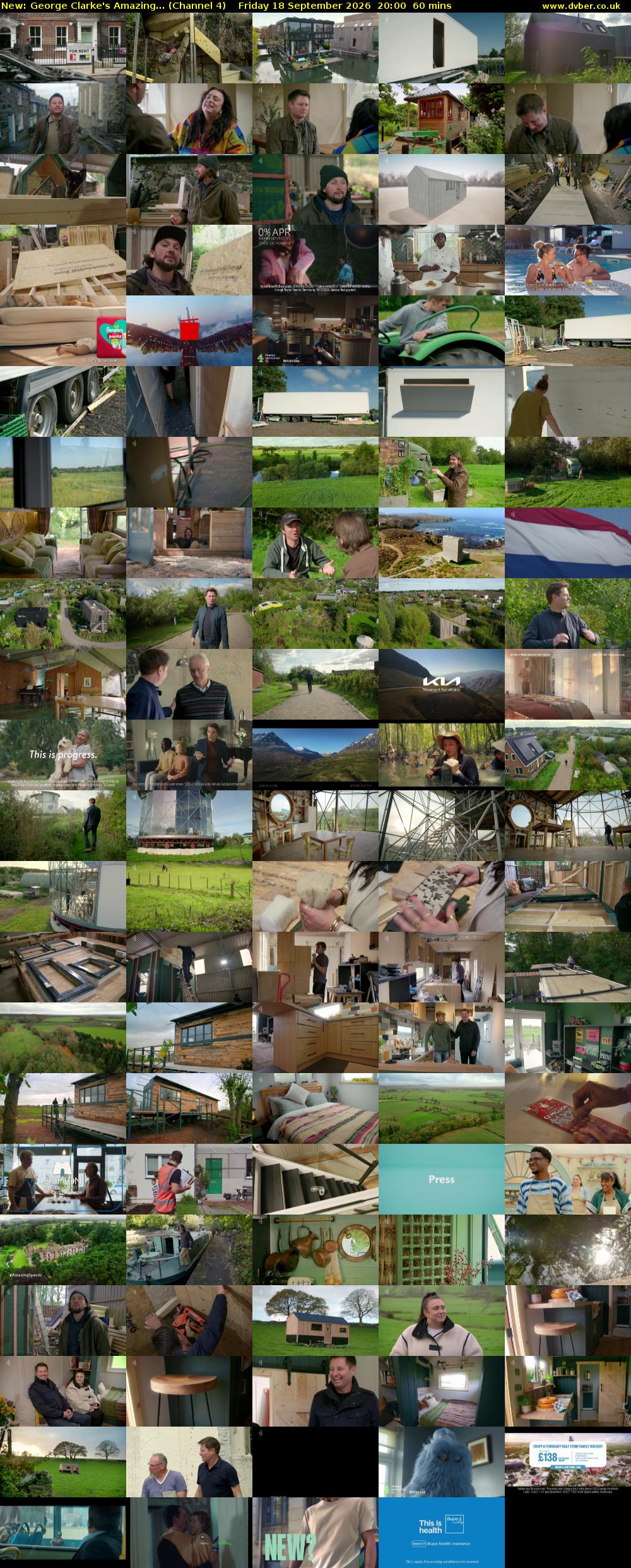 George Clarke's Amazing... (Channel 4) Friday 18 September 2026 20:00 - 21:00