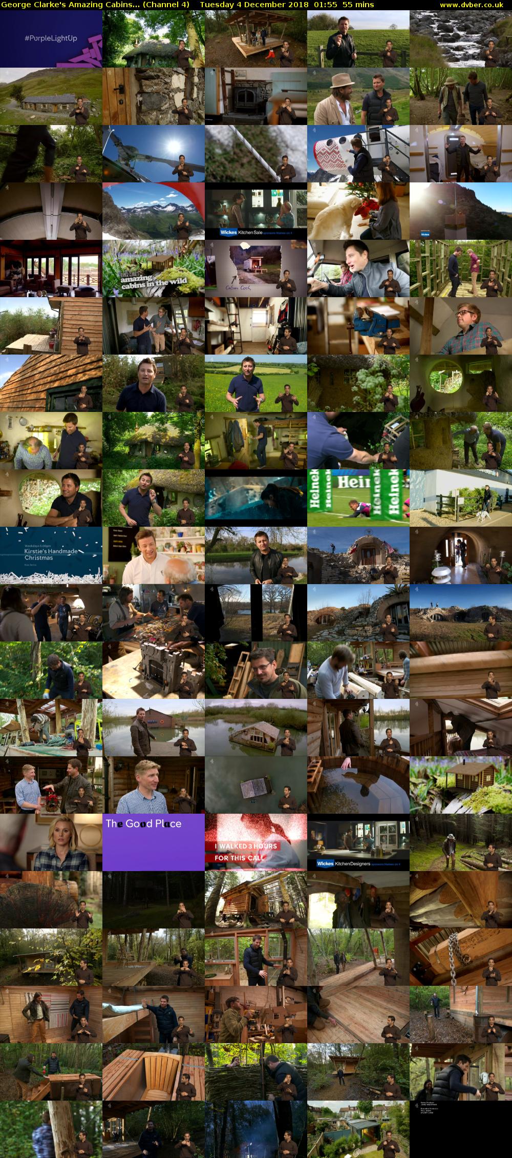 George Clarke's Amazing Cabins... (Channel 4) Tuesday 4 December 2018 01:55 - 02:50