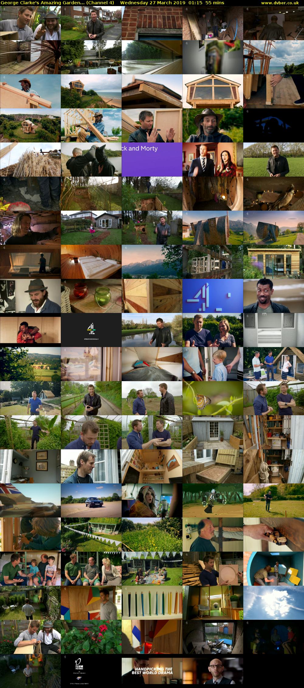 George Clarke's Amazing Garden... (Channel 4) Wednesday 27 March 2019 01:15 - 02:10