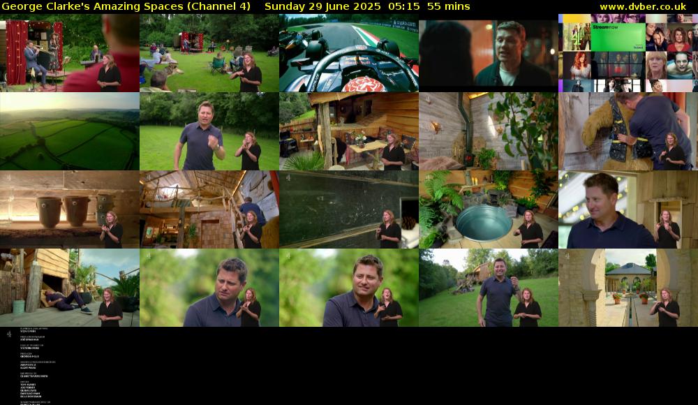 George Clarke's Amazing Spaces (Channel 4) Sunday 29 June 2025 05:15 - 06:10