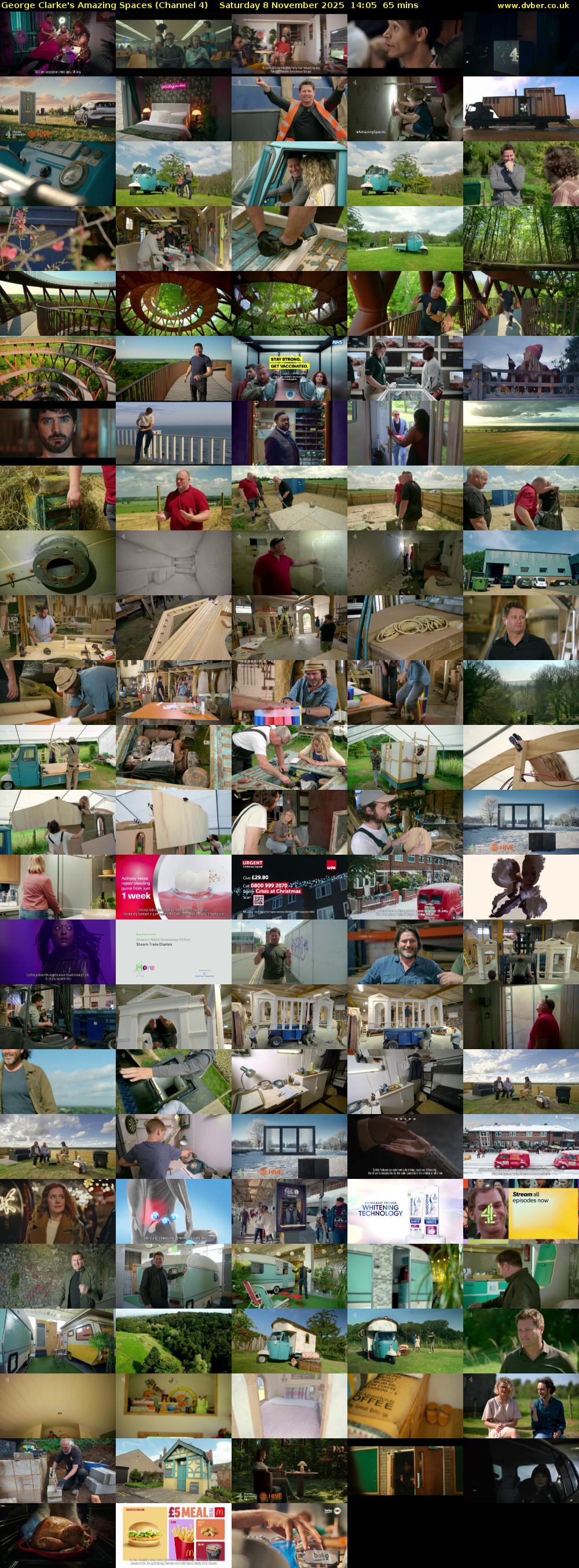 George Clarke's Amazing Spaces (Channel 4) Saturday 8 November 2025 14:05 - 15:10