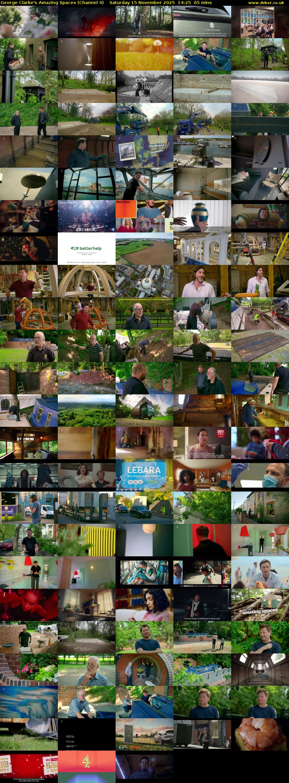 George Clarke's Amazing Spaces (Channel 4) Saturday 15 November 2025 14:25 - 15:30