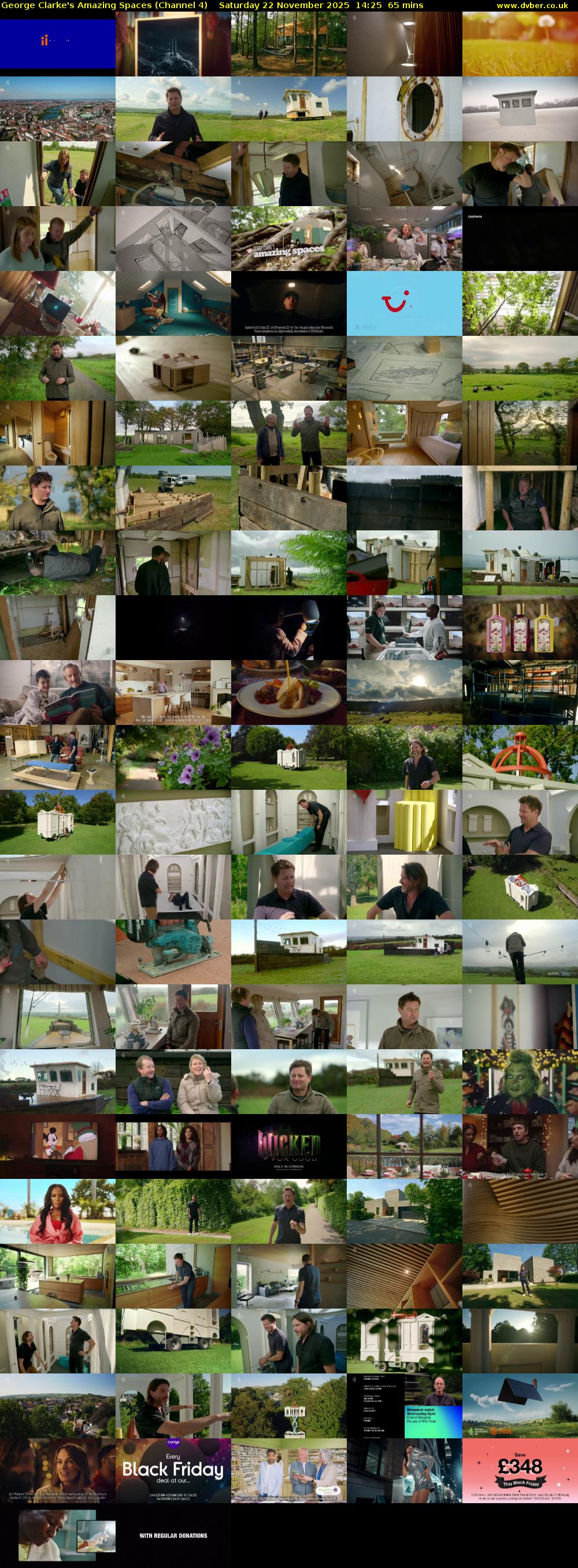 George Clarke's Amazing Spaces (Channel 4) Saturday 22 November 2025 14:25 - 15:30
