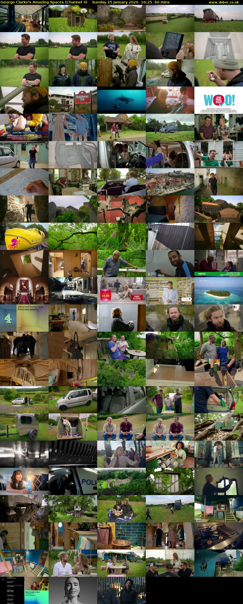 George Clarke's Amazing Spaces (Channel 4) Sunday 25 January 2026 16:25 - 17:25
