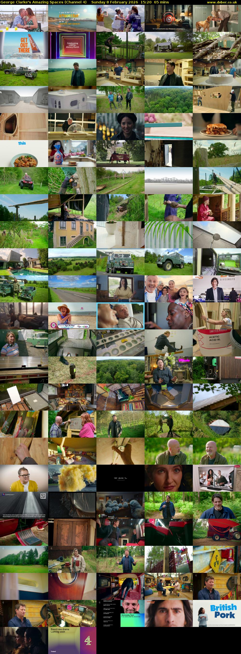 George Clarke's Amazing Spaces (Channel 4) Sunday 8 February 2026 15:20 - 16:25