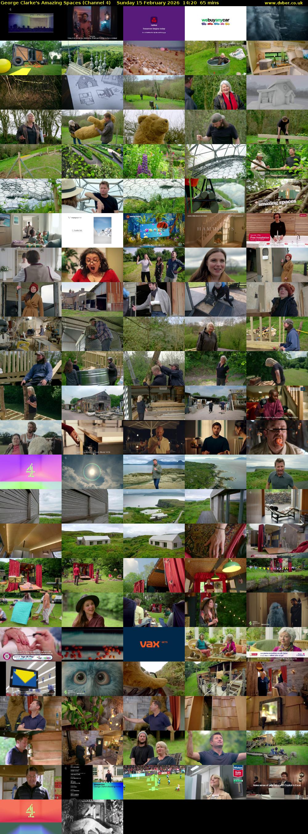 George Clarke's Amazing Spaces (Channel 4) Sunday 15 February 2026 14:20 - 15:25