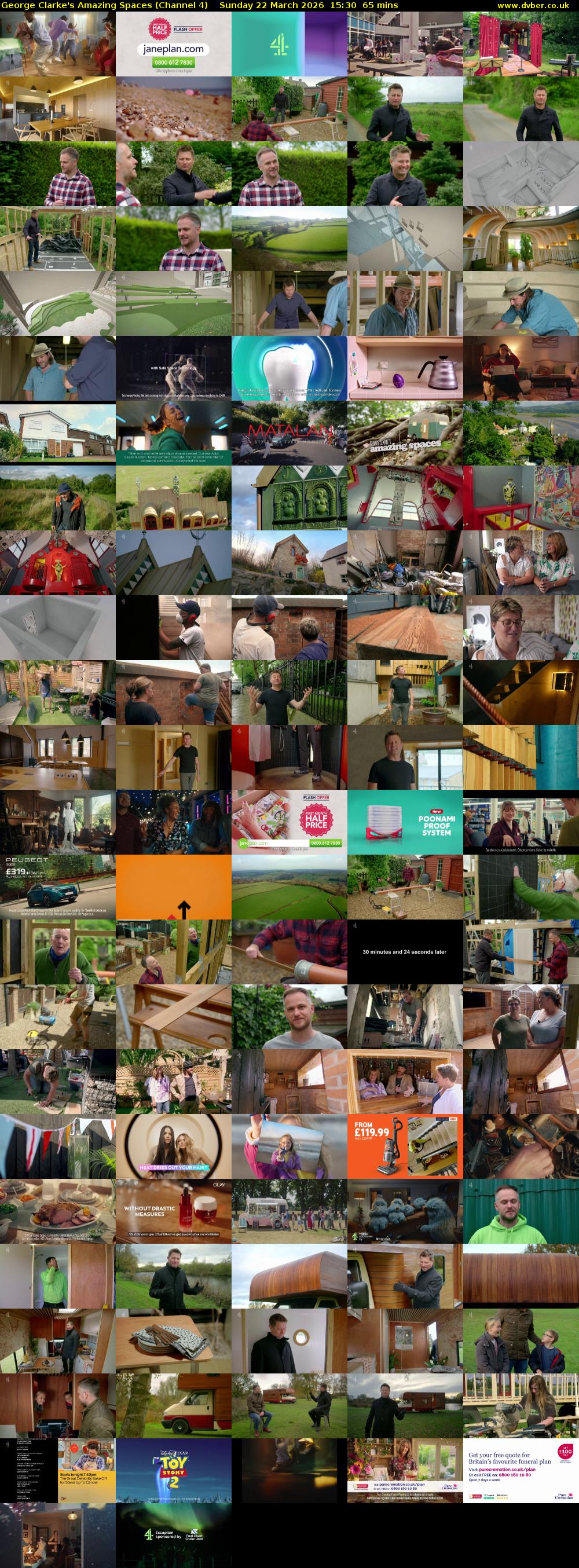 George Clarke's Amazing Spaces (Channel 4) Sunday 22 March 2026 15:30 - 16:35