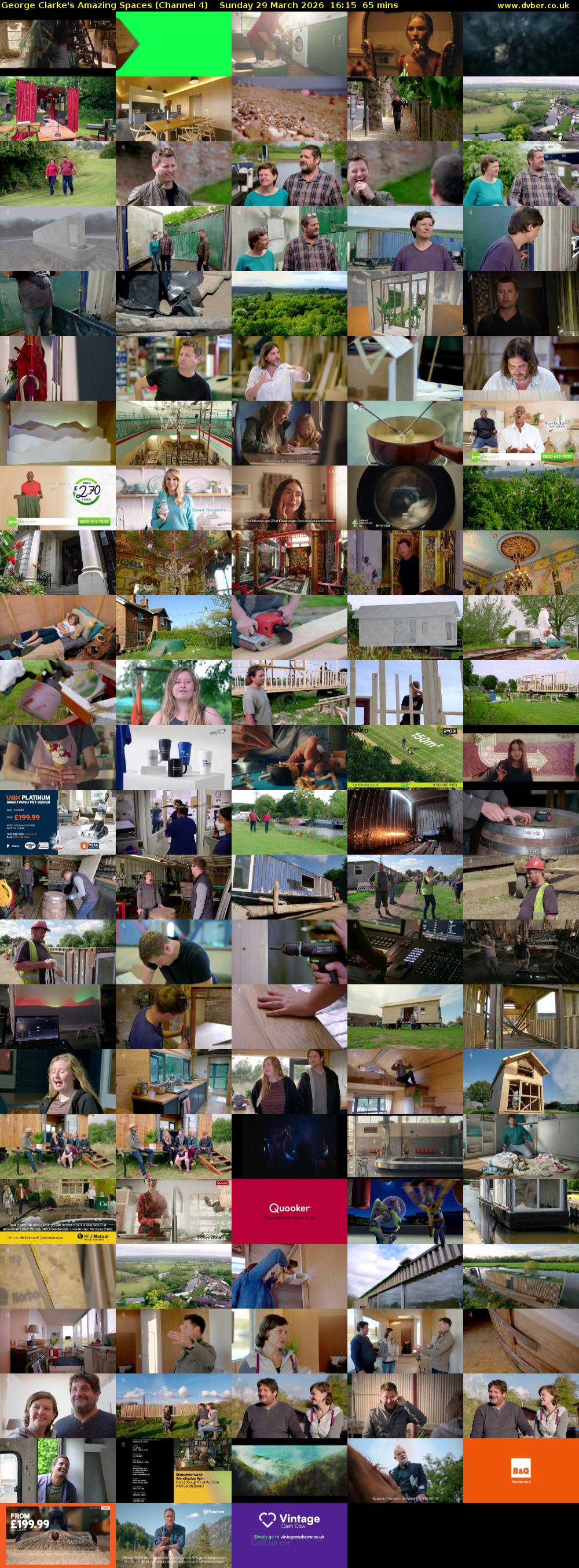 George Clarke's Amazing Spaces (Channel 4) Sunday 29 March 2026 16:15 - 17:20