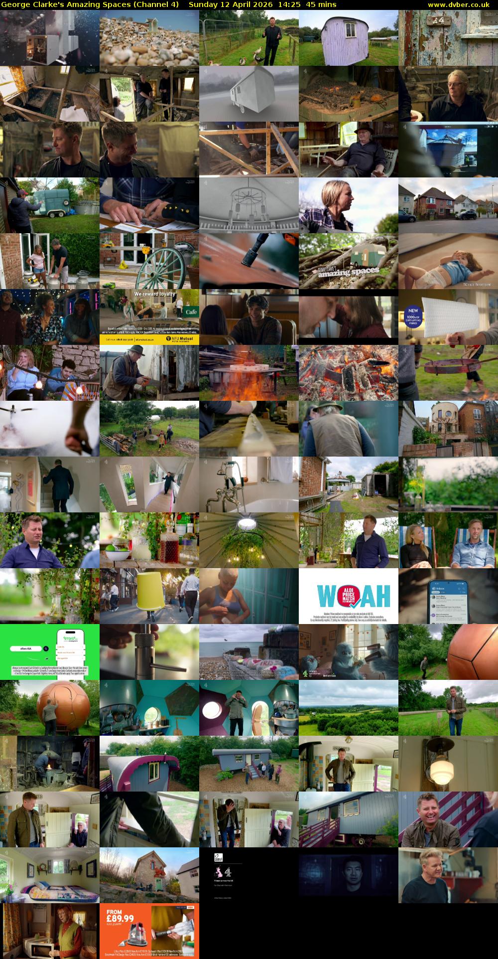 George Clarke's Amazing Spaces (Channel 4) Sunday 12 April 2026 14:25 - 15:10