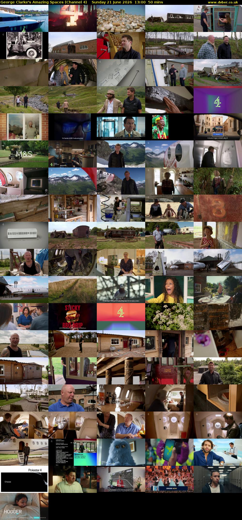 George Clarke's Amazing Spaces (Channel 4) Sunday 21 June 2026 13:00 - 13:50