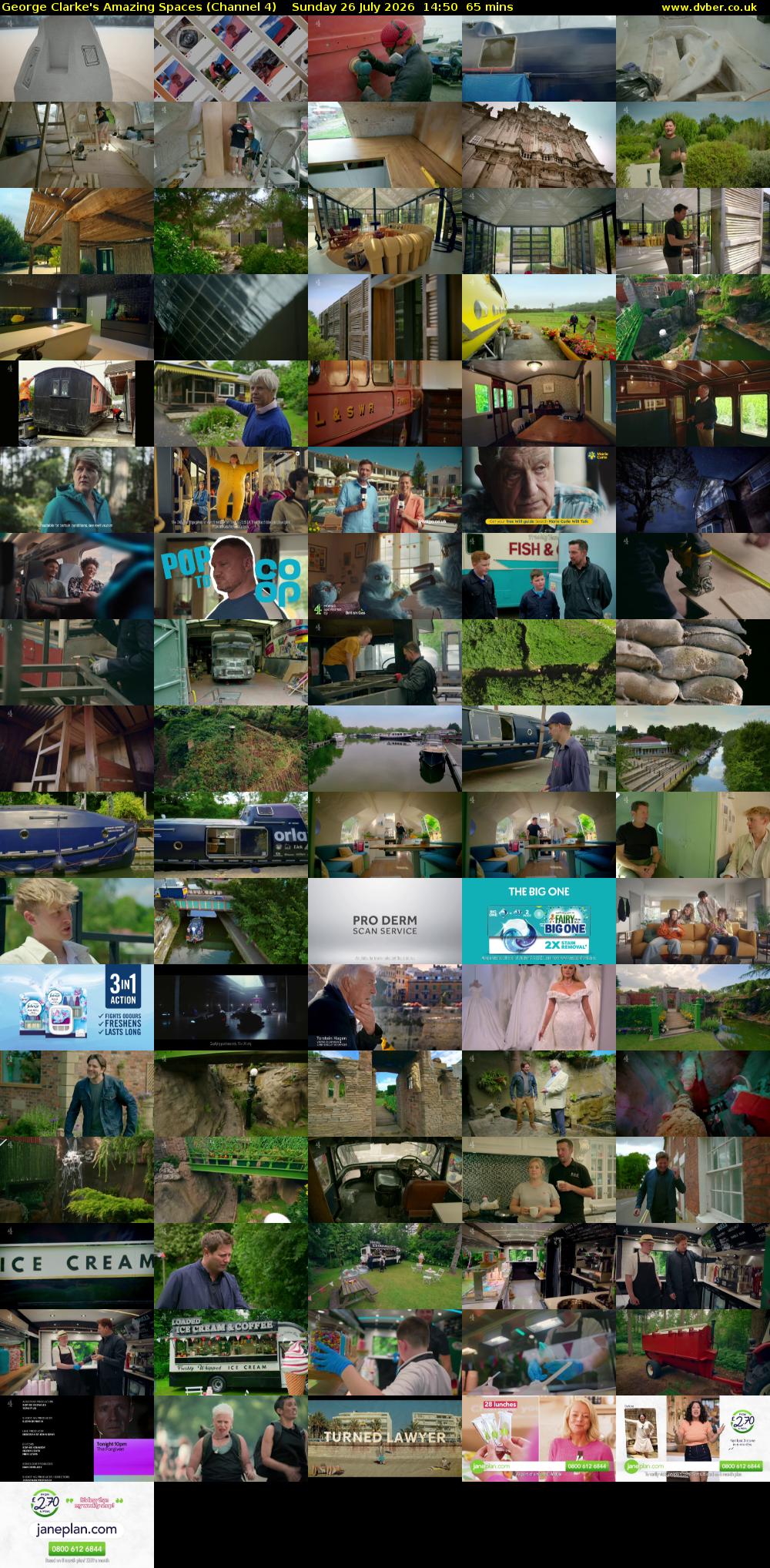 George Clarke's Amazing Spaces (Channel 4) Sunday 26 July 2026 14:50 - 15:55