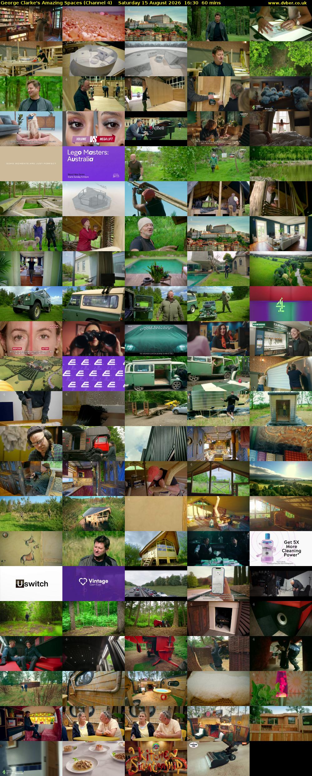 George Clarke's Amazing Spaces (Channel 4) Saturday 15 August 2026 16:30 - 17:30