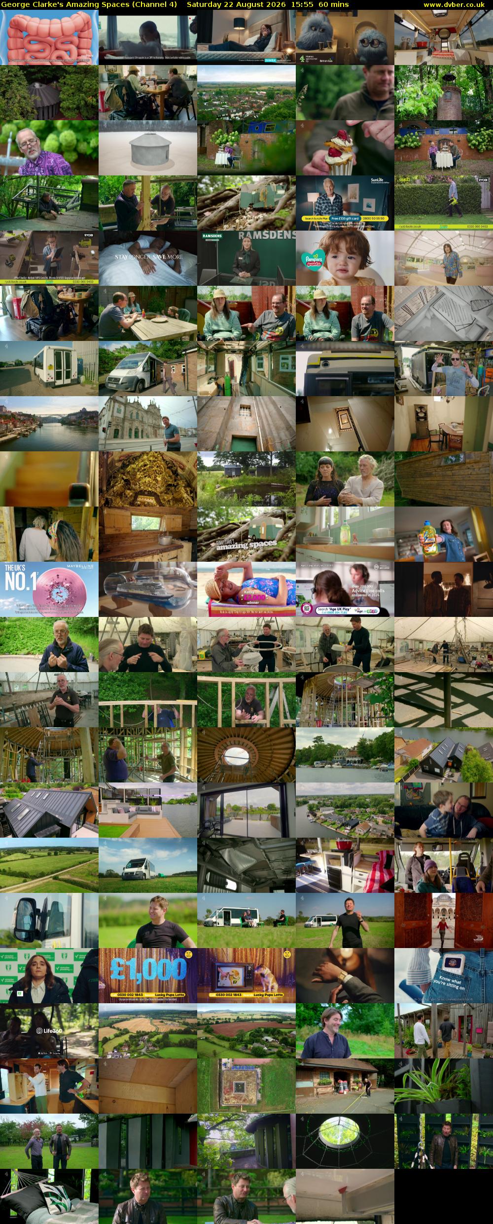 George Clarke's Amazing Spaces (Channel 4) Saturday 22 August 2026 15:55 - 16:55