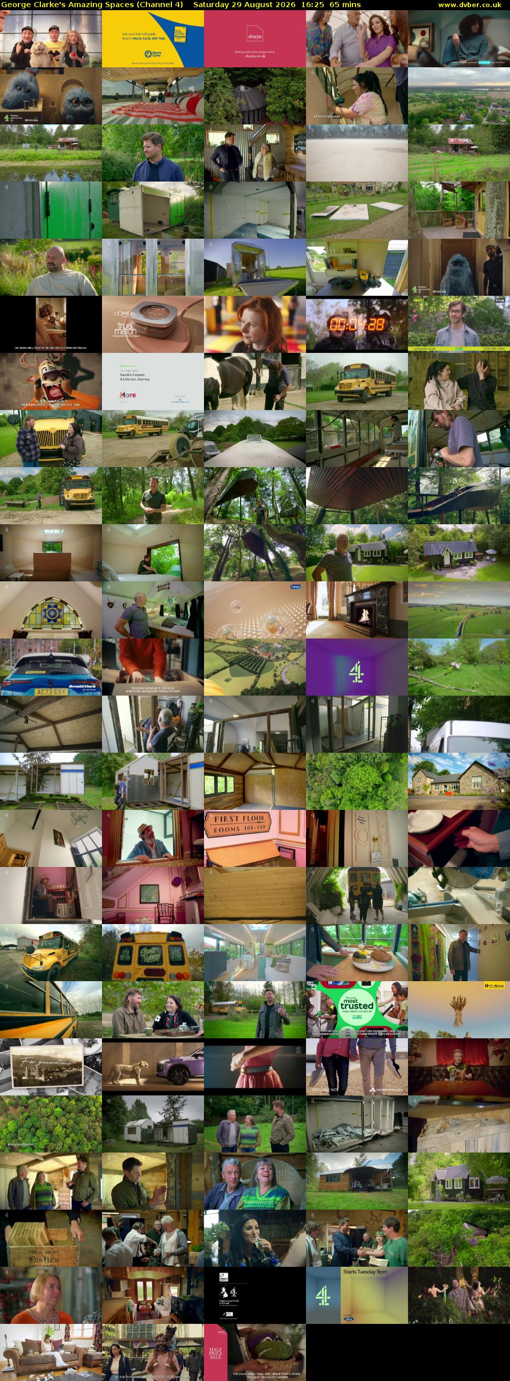 George Clarke's Amazing Spaces (Channel 4) Saturday 29 August 2026 16:25 - 17:30