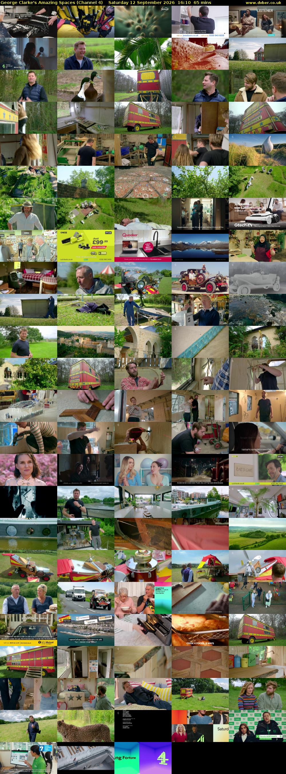 George Clarke's Amazing Spaces (Channel 4) Saturday 12 September 2026 16:10 - 17:15