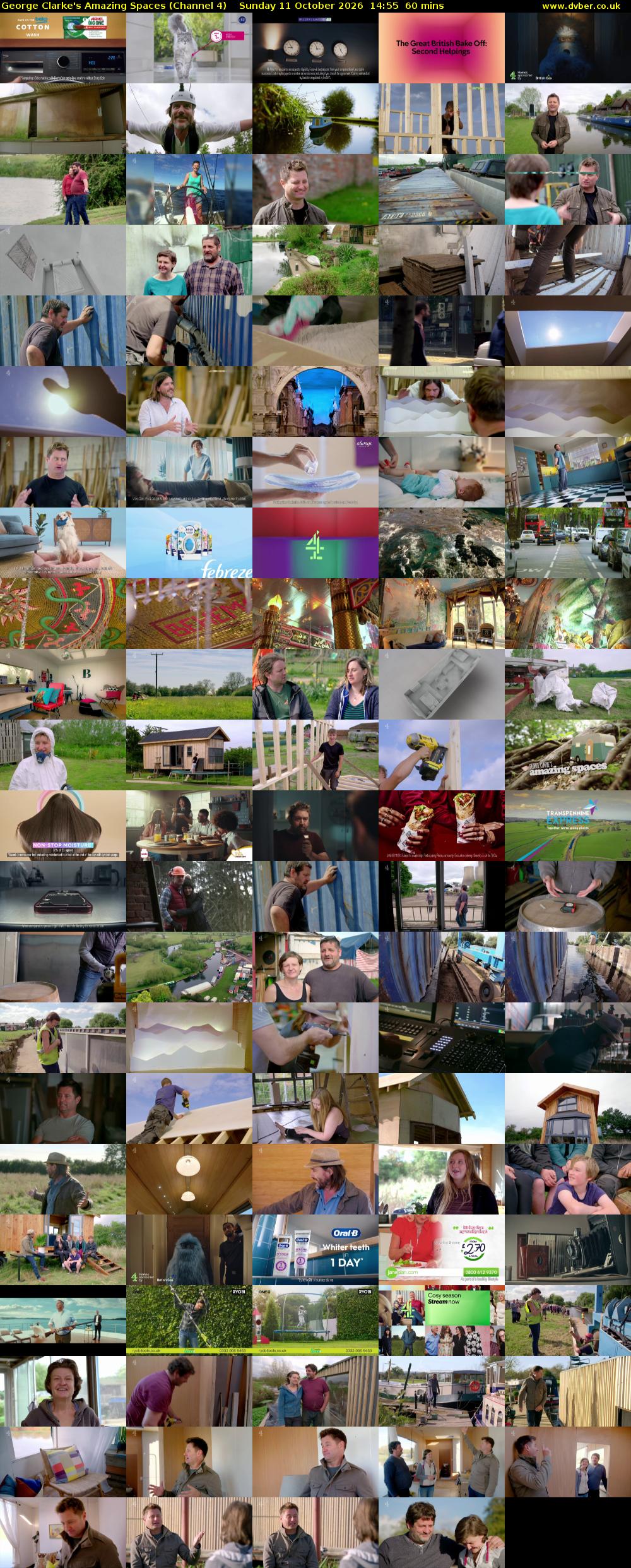 George Clarke's Amazing Spaces (Channel 4) Sunday 11 October 2026 14:55 - 15:55