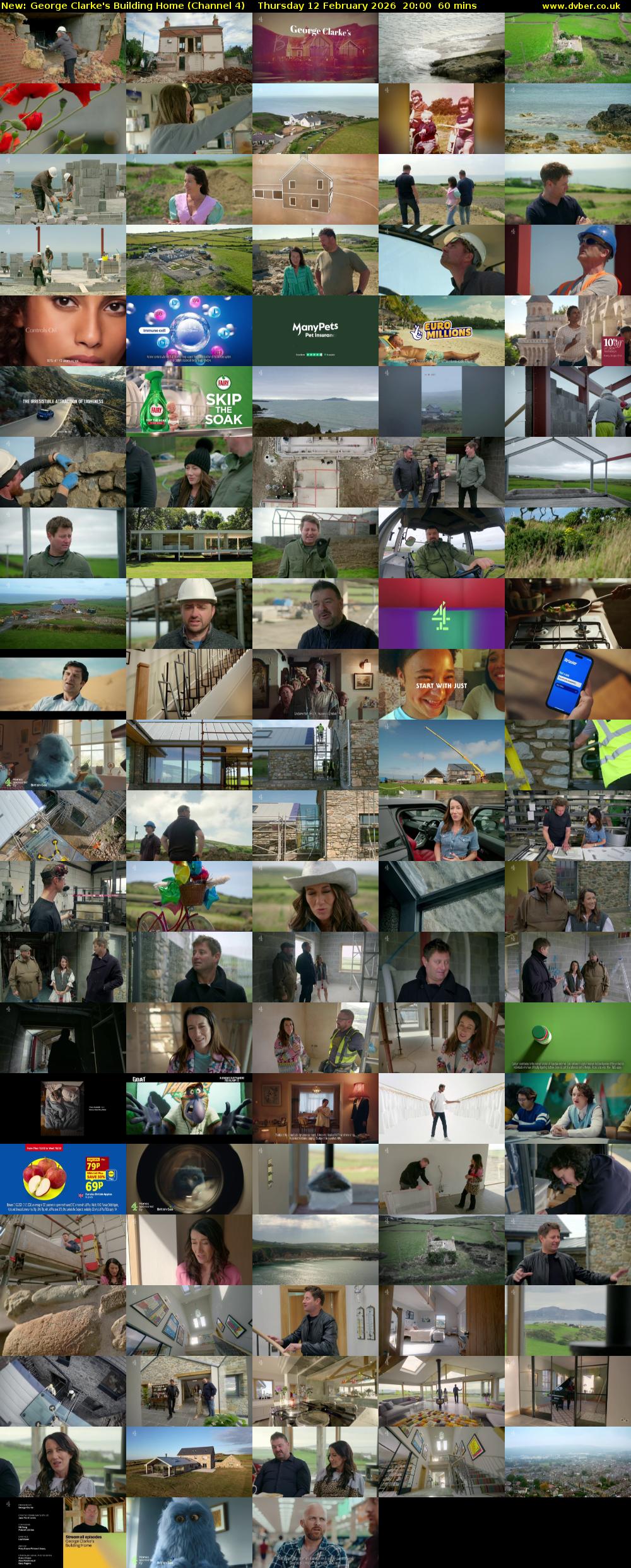 George Clarke's Building Home (Channel 4) Thursday 12 February 2026 20:00 - 21:00