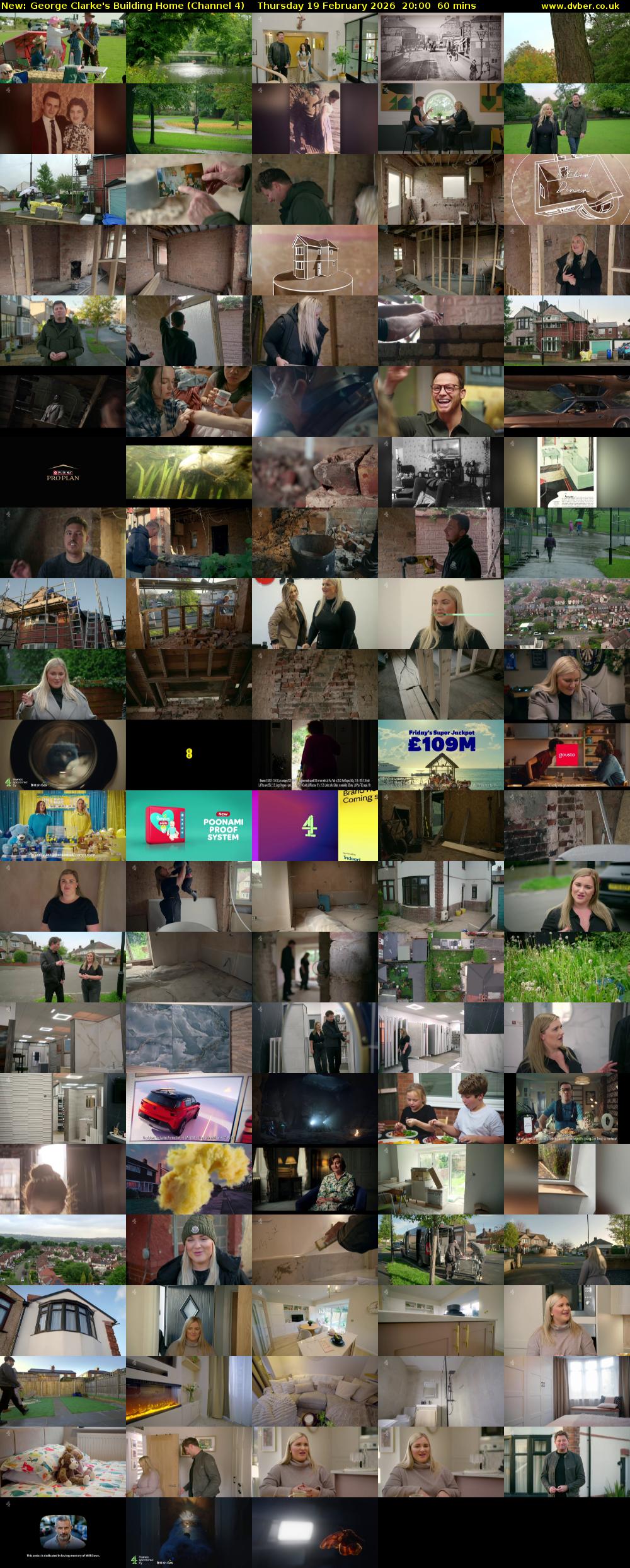 George Clarke's Building Home (Channel 4) Thursday 19 February 2026 20:00 - 21:00