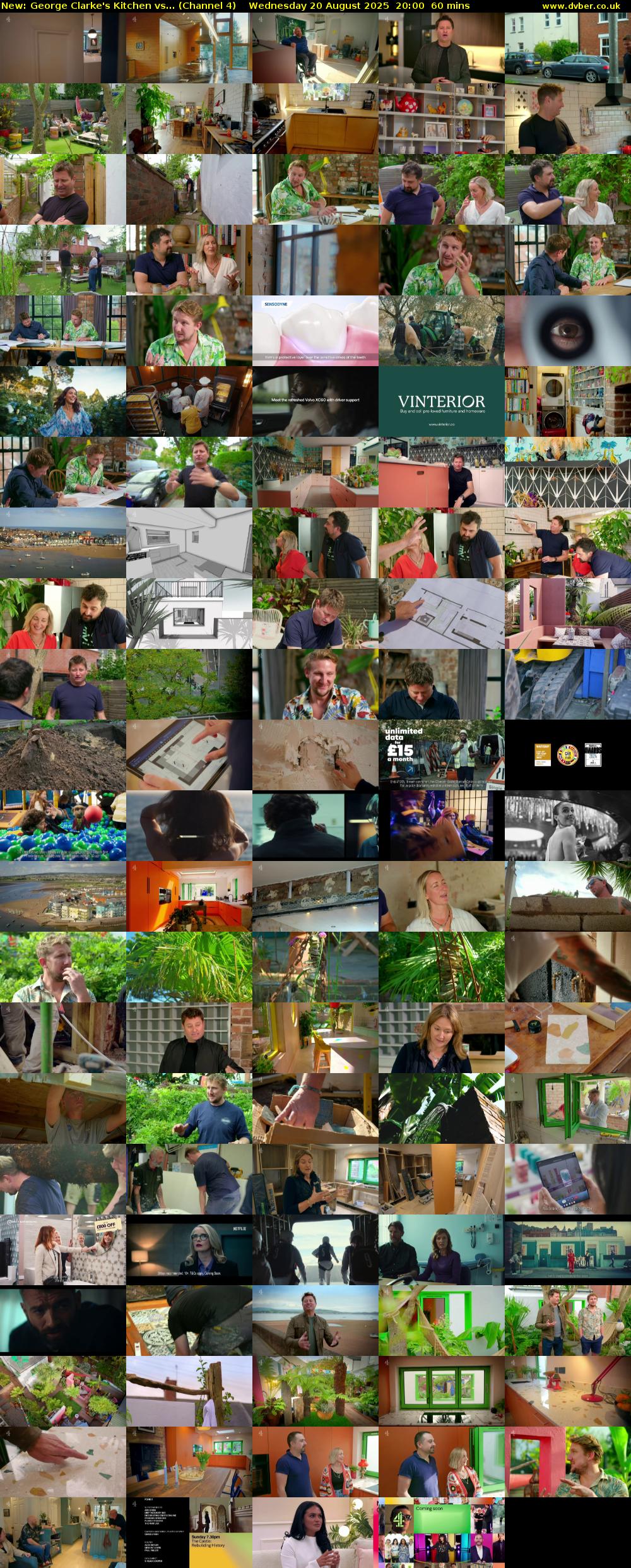 George Clarke's Kitchen vs... (Channel 4) Wednesday 20 August 2025 20:00 - 21:00